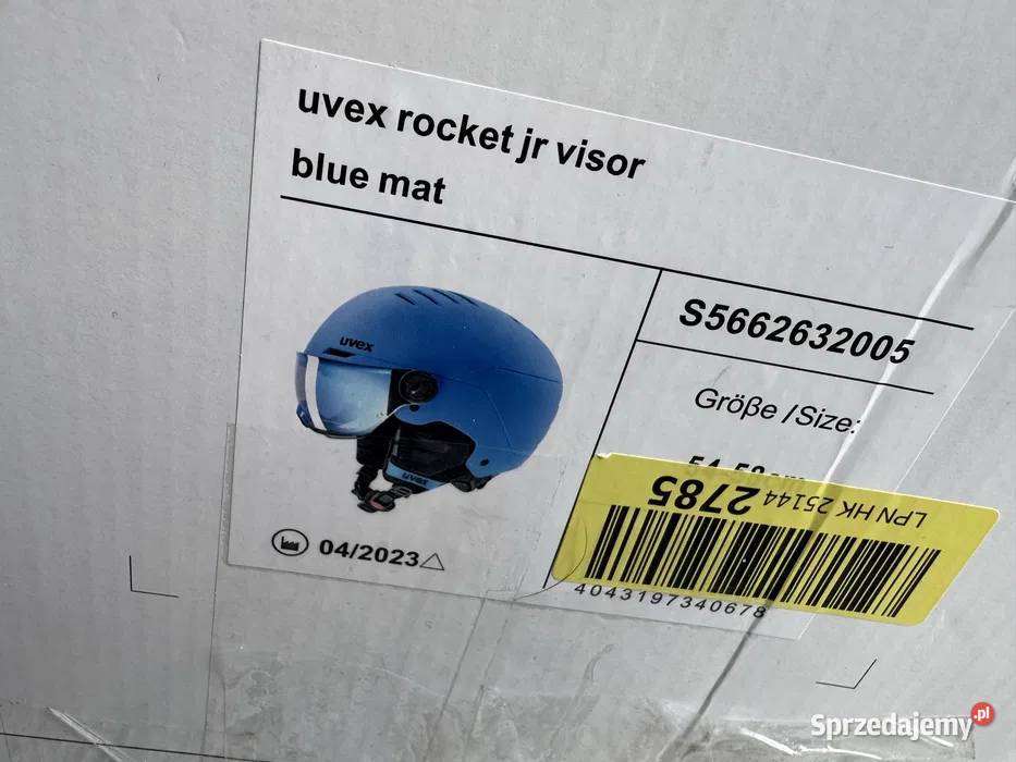 Kask narciarski Uvex rozmiar 5458 Nowy lubuskie Żary