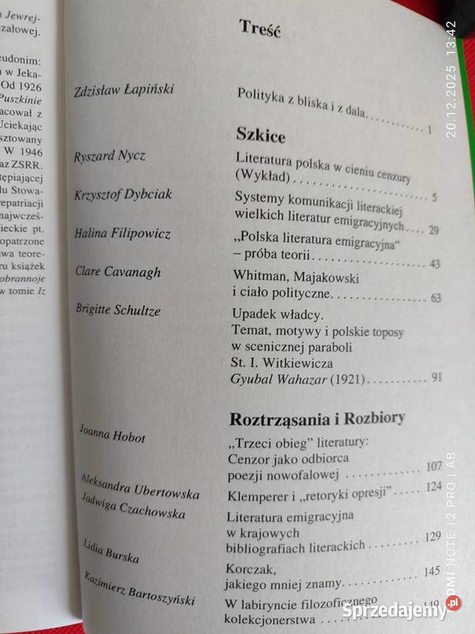 Teksty Drugie 3 51 1998 Władza słowa władza Katowice