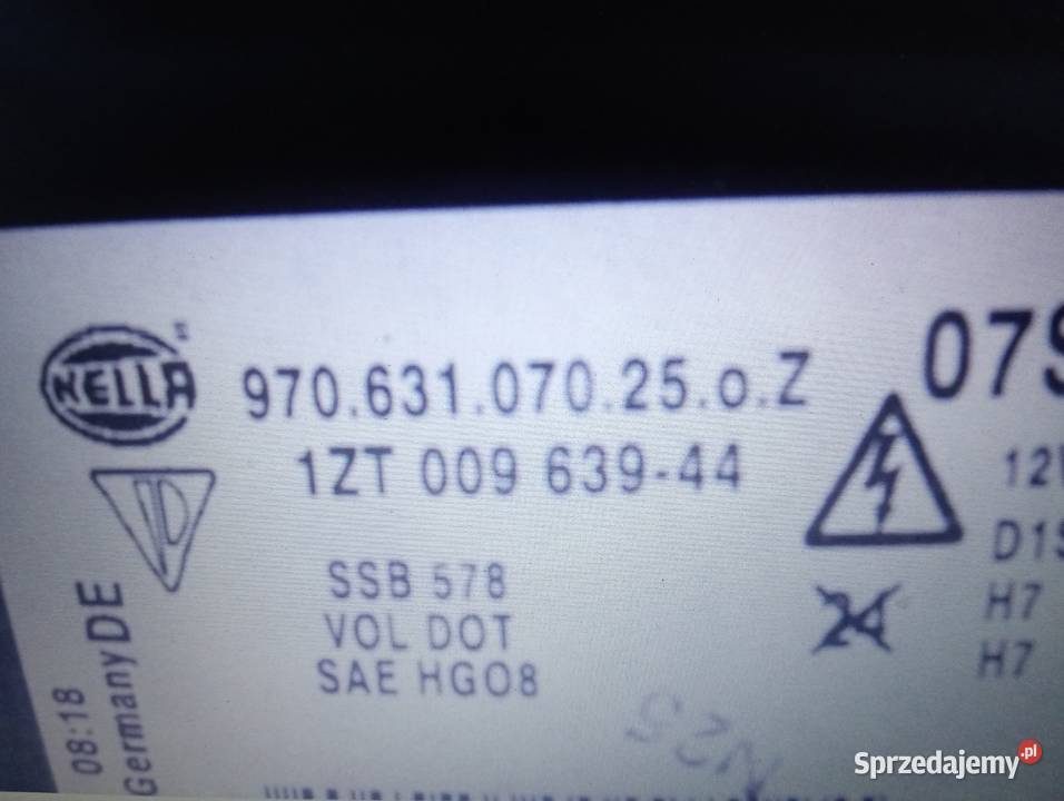 Porsche Panamera 970 0913 lampa przednia prawa osobowe Poznań sprzedam