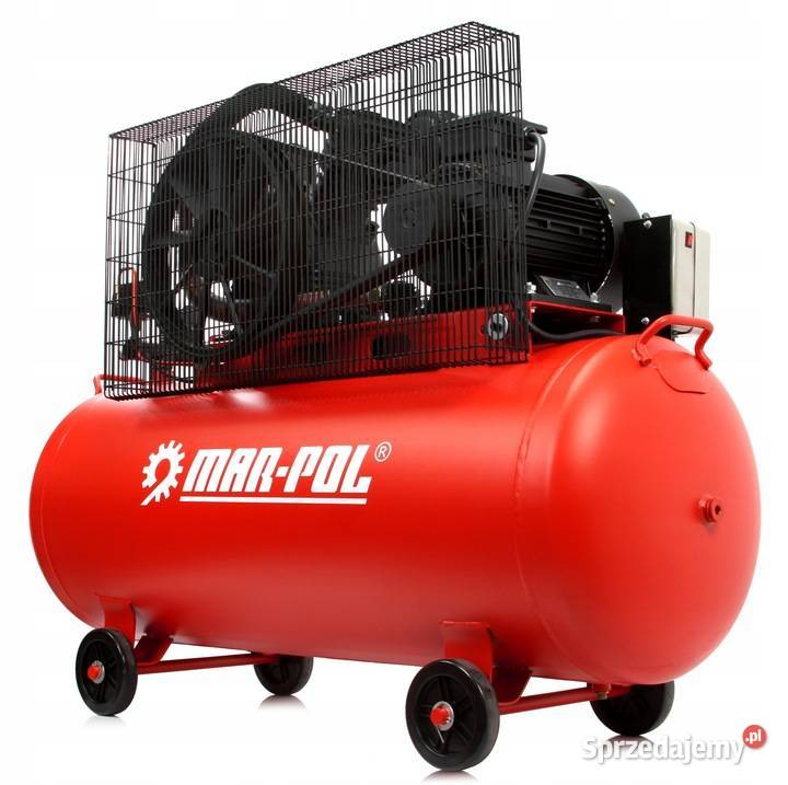 KOMPRESOR SPRĘŻARKA 200L tłoki 2 x 90 mm silnik Chmielnik