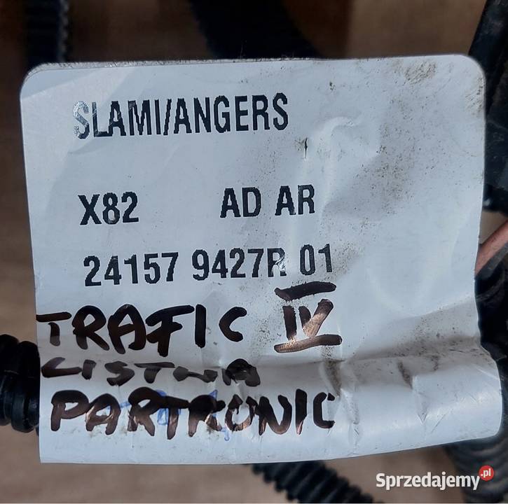 Renault Trafic IV 2324R WIĄZKA INSTALACJA PDC Czujniki