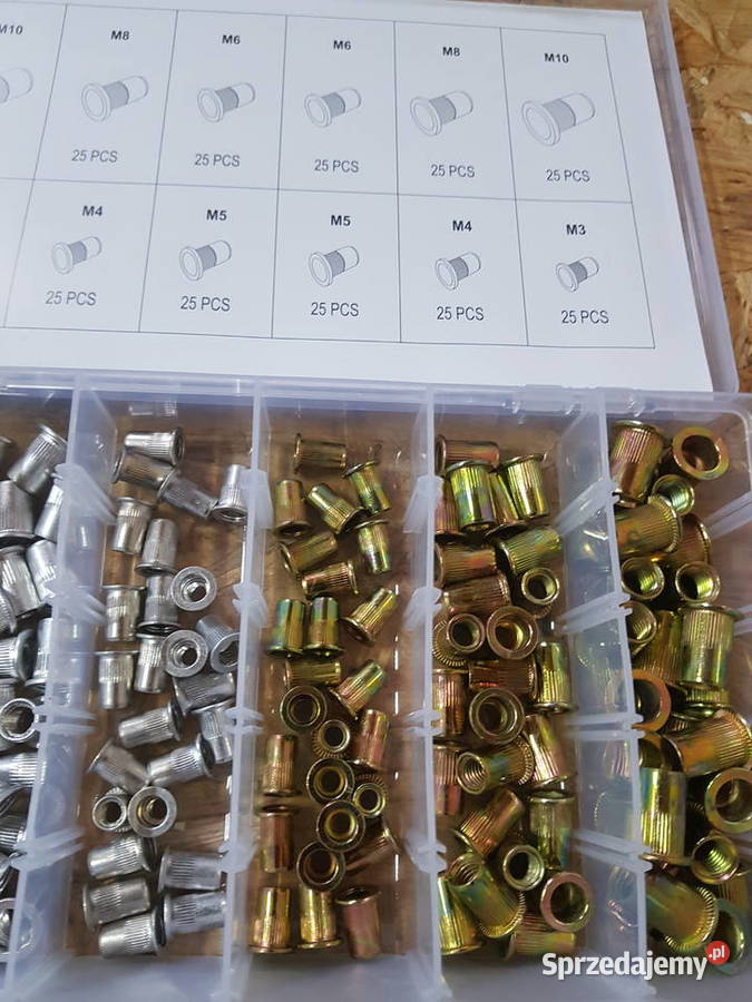 ZESTAW NITONAKRĘTEK M3M10 MIX 300 NITONAKRĘTKA Głogowa sprzedam