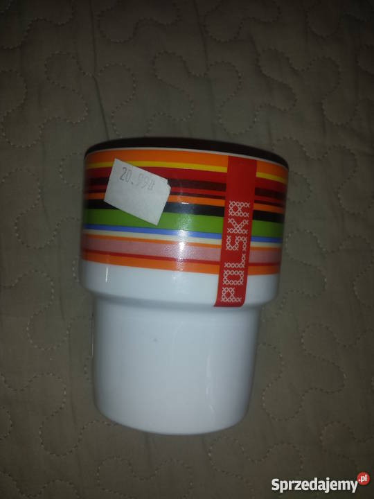 Nowe kubki szklanki folkowe Polska Warszawa