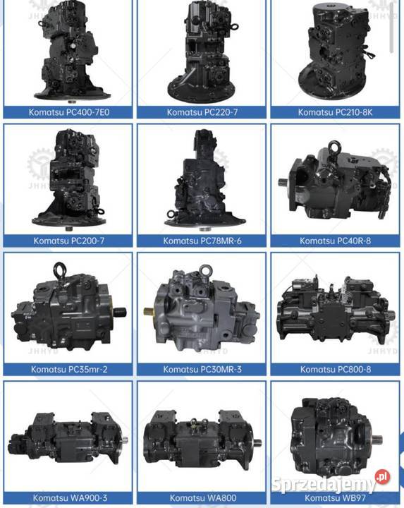 Pompa hydrauliczna Komatsu WB 97 Lublin