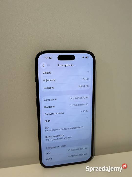 iPhone 15 128GB Czarny wielkopolskie