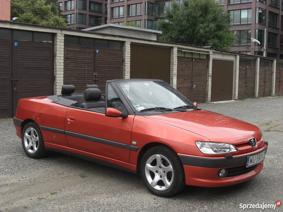 Peugeot 306 20 16V Cabriolet KLIMA centralny zamek mazowieckie Warszawa
