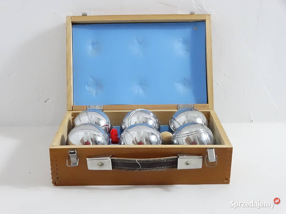 Solidny Zestaw do Gry w Boule 714g Drewniana Biłgoraj