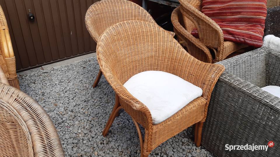 różne fotele rattanowe Milicz