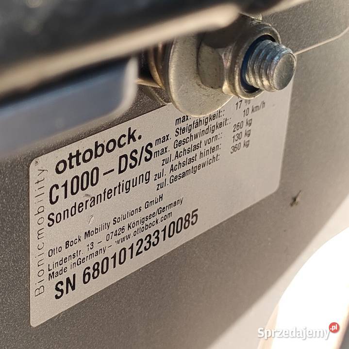 Wózek inwalidzki elektryczny Ottobock C1000 ds Milanówek