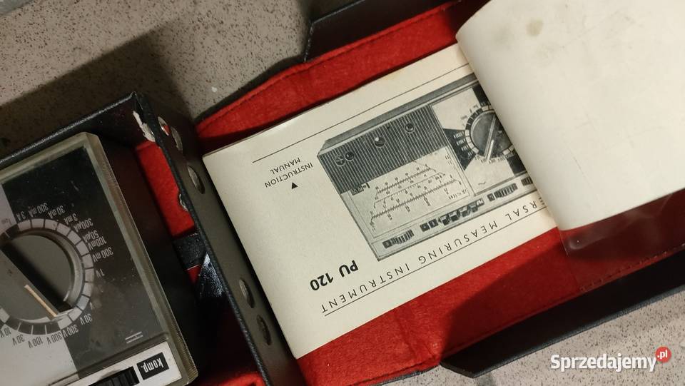 Miernik PU 120 pudełko etui instrukcja komplet Szczecin