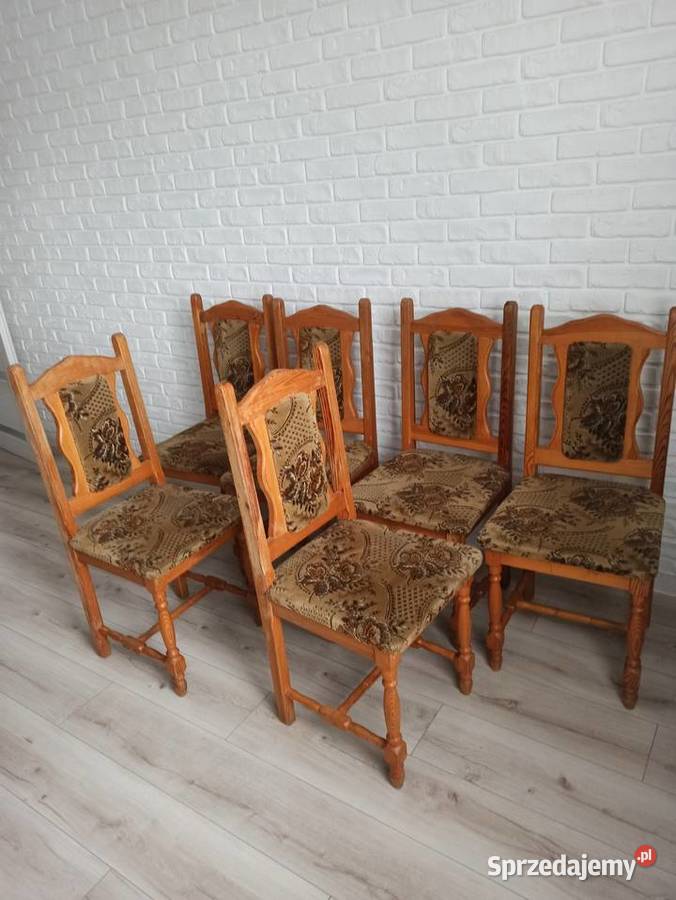 Komplet 6 krzeseł