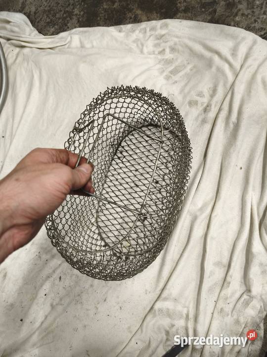 Metalowa siatka na ryby PRL mazowieckie Przasnysz