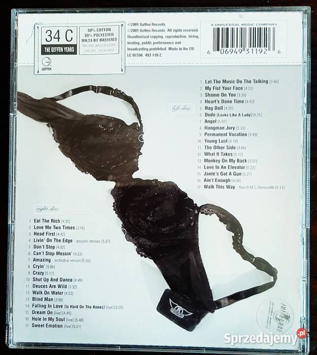 Podwójny Album 2XCD AEROSMITSHAlbum Young Lust Katowice sprzedam