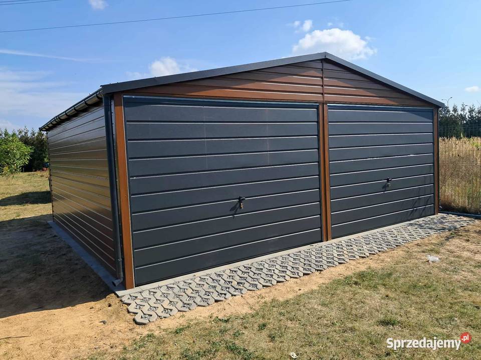 Garaż blaszany 6x5 WZMOCNIONY PROFILAMI małopolskie Skrzydlna sprzedam