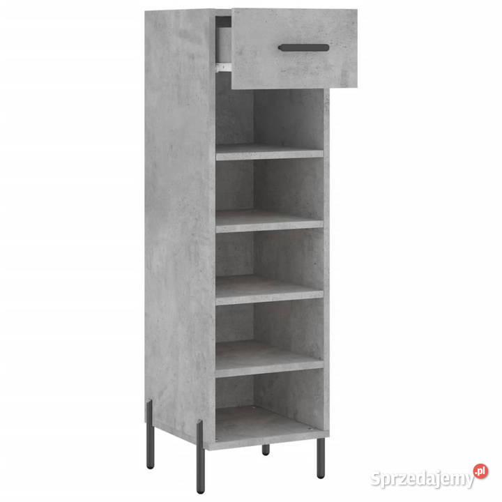 Szafka na buty szarość betonu 30x35x105 WM829688 Warszawa