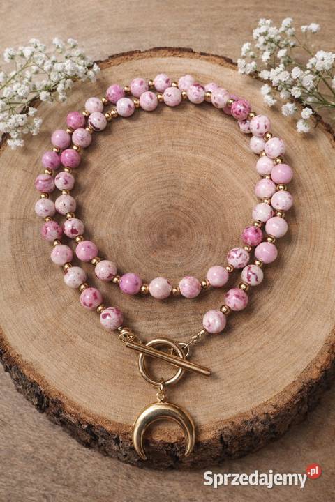 Jaspis różowy lunula 45 Zielonki