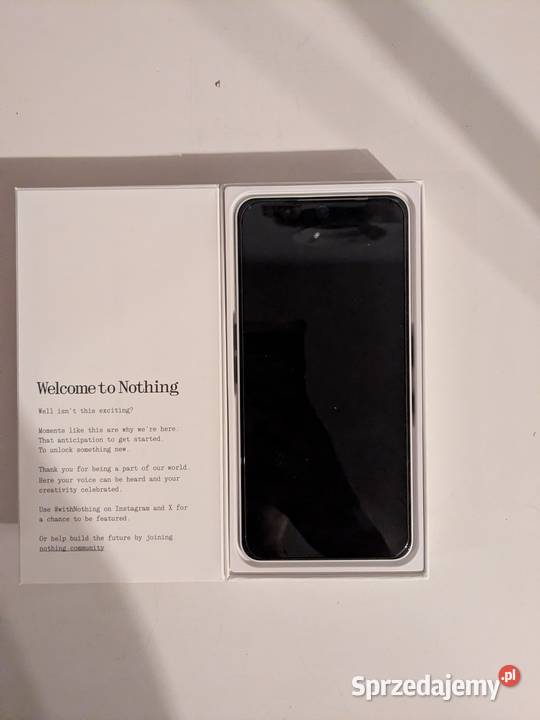Nothing Phone 3a biały używany 5 miesięcy 100 śląskie Dąbrowa Górnicza sprzedam