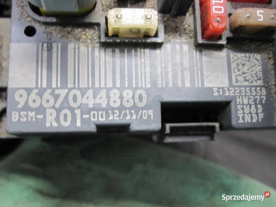 C4 GRAND PICASSO I 10r skrzynka bezpieczników osobowe