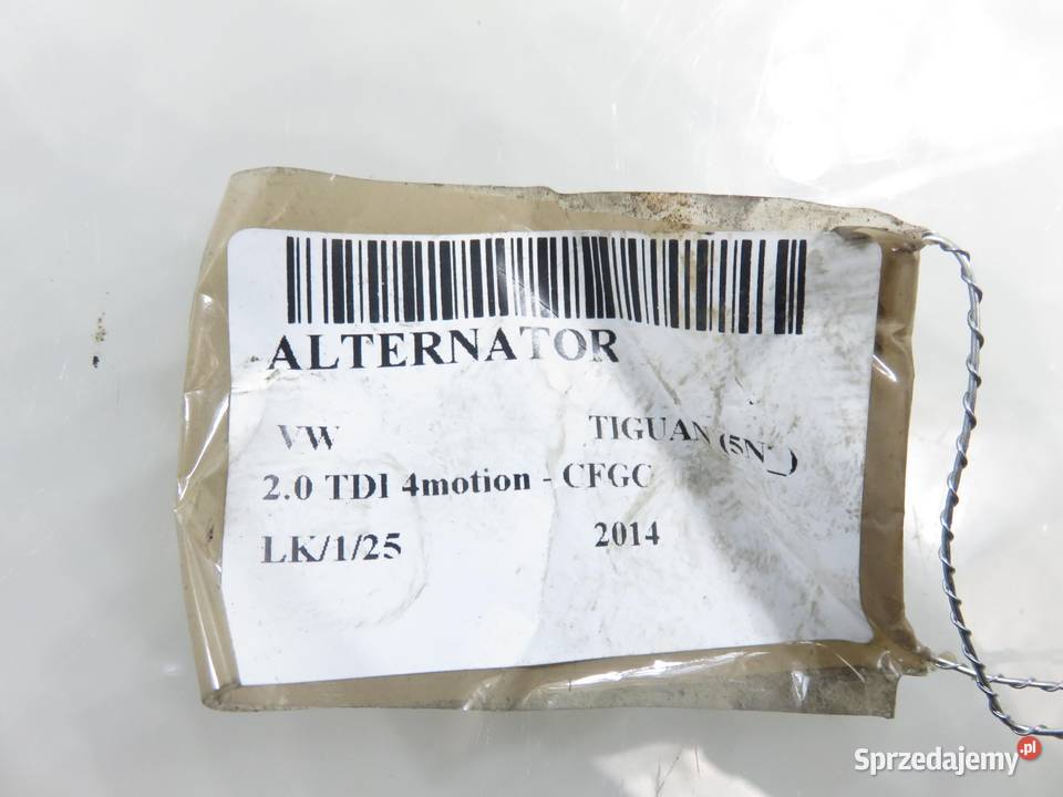 ALTERNATOR VW TIGUAN 20 TDI 03L903024 sprzedam