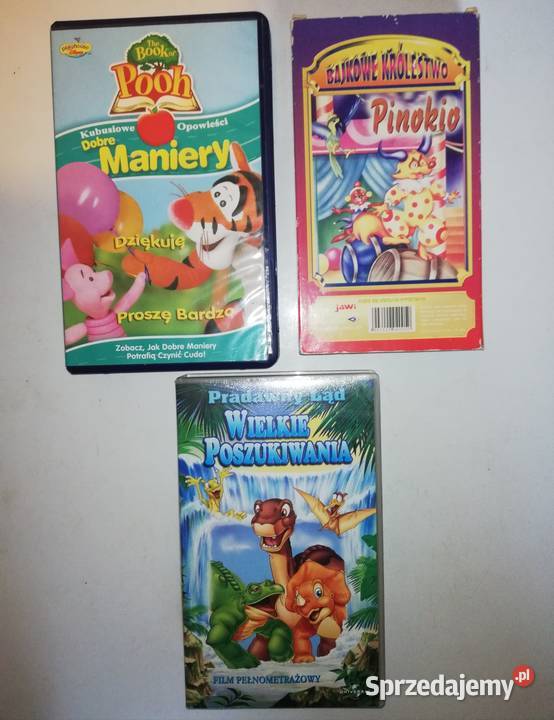 Kasety VHS 12 sztuk Tanio Pozostałe Warszawa