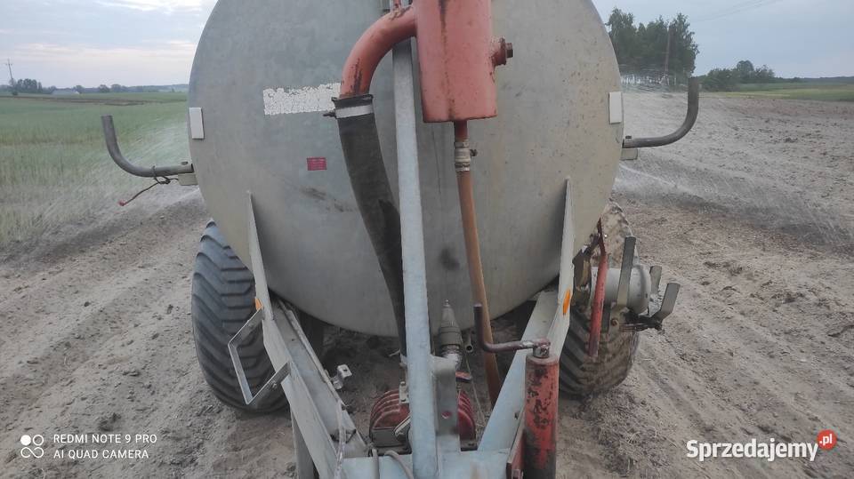 Beczkowóz GARANT 8000L Oś skretna nieuszkodzony