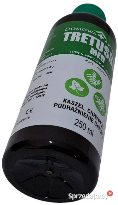 Butelka syropie Tretussin 250ml 54x163 Kreatywne śląskie Czeladź