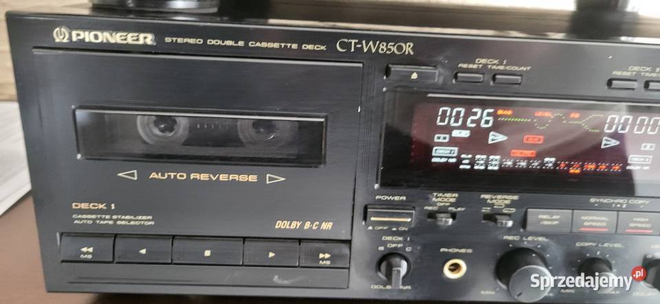 Deck Pioneer CTW840R Tomaszów Mazowiecki