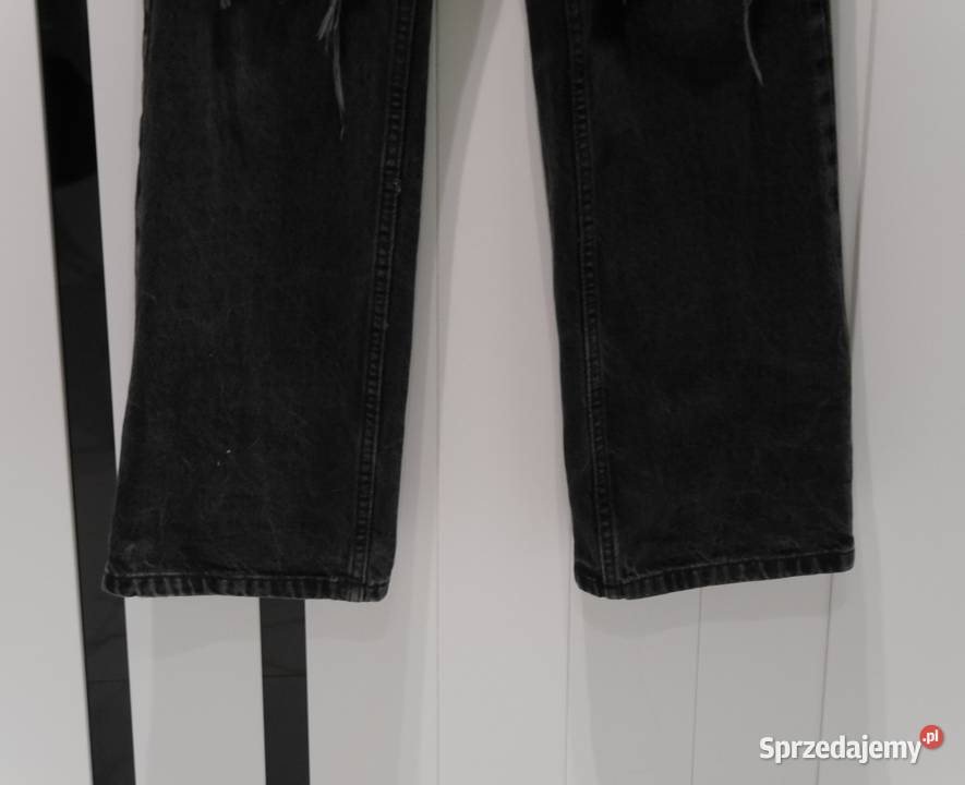 Bershka świetne spodnie dziury 32 XXS Inny materiał Spodnie