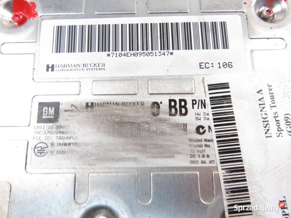 MODUŁ BLUETOOTH OPEL INSIGNIA A 13314404