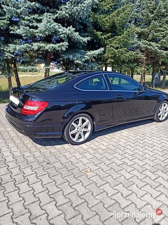 mercedes benz coupe super stan AMG alu18 Zarejestrowany w Polsce Klasa C wielkopolskie Konin