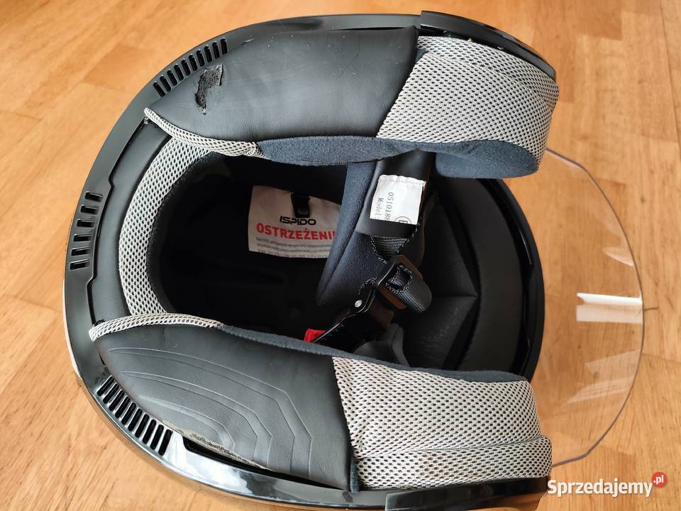Kask otwarty Ispido Aviator czarny rozmiar S Gliwice sprzedam