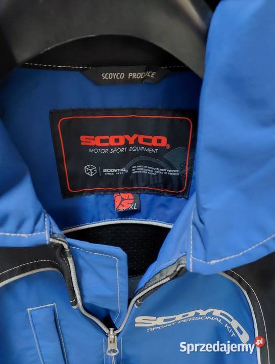 Kurtka tekstylna Scoyco JK23 niebieska Kielce