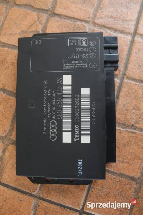 MODUŁ KOMFORTU AUDI A4 B6 8E0959433AS osobowe