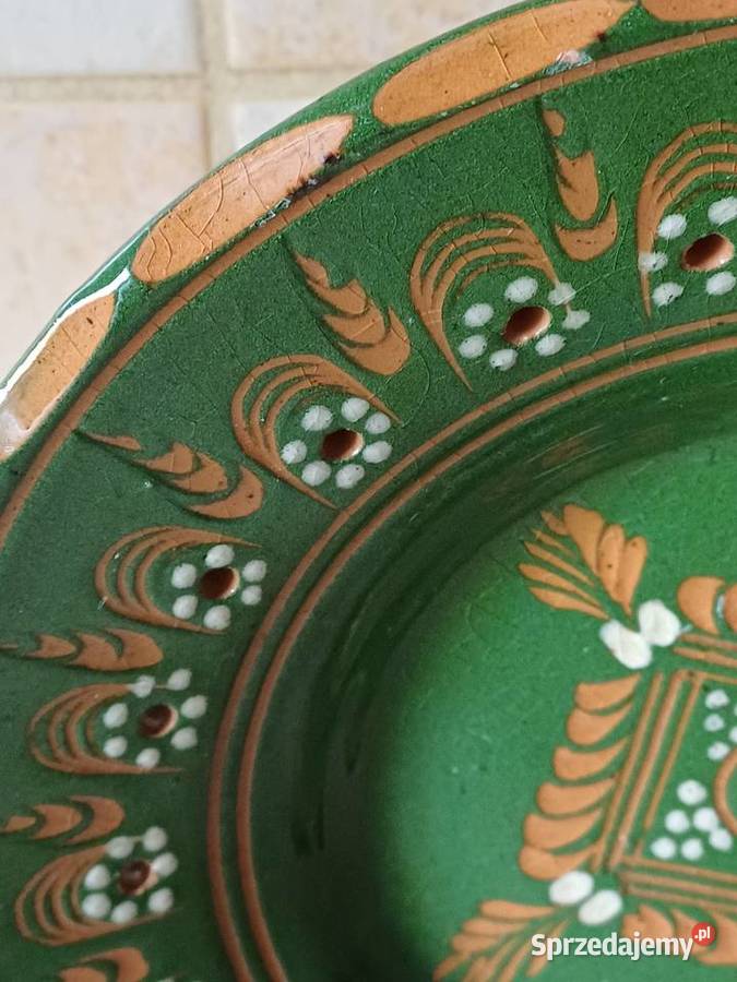 vintage talerz ozdobny Nowy Targ