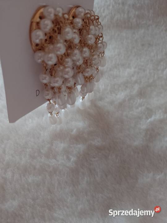 ASOSWytworne długie kolczyki ślubne z Londynu Kraków