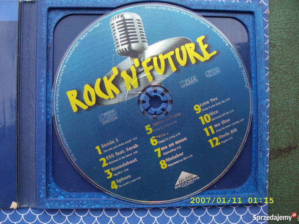 Rock CD ROCKNFUTUREZUKUNT JETZT NOBLE RECORDS Wołów