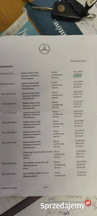 Mercedes E 200 18 184 143 Pełny serwis ASO Szczecin