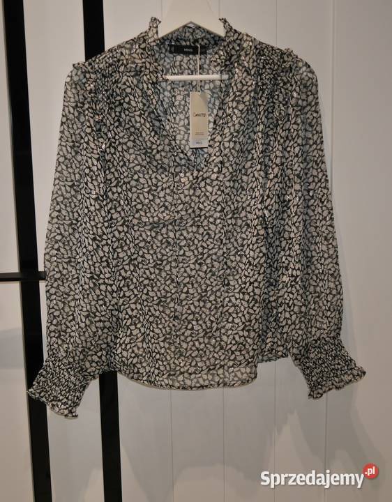 Mango piękna bluzka metaliczna nitka 34 XS Wrocław