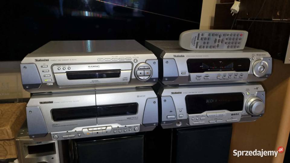 Wieża Technics SCEH770 Komplet kolumny SBDV250 Wieże i miniwieże łódzkie Warta sprzedam
