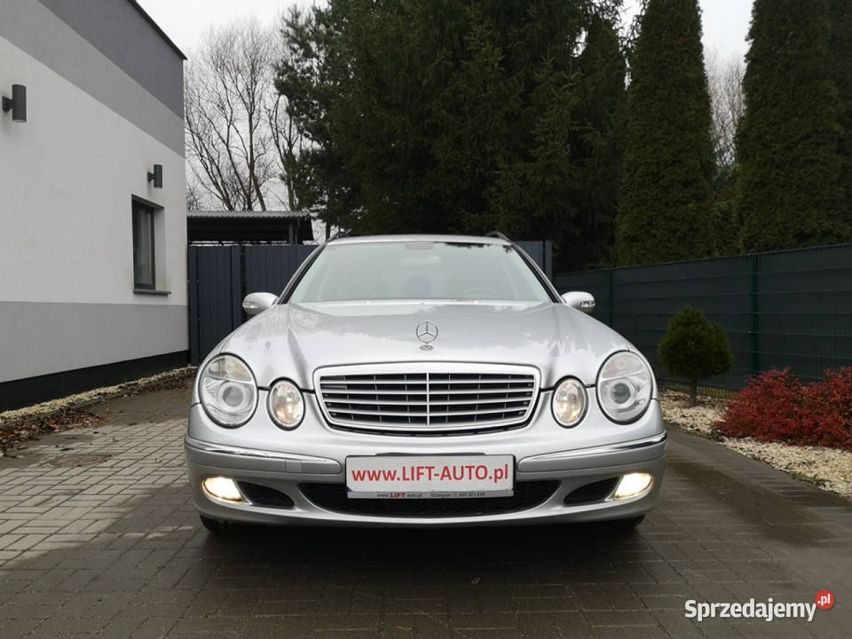 Mercedes E 280 30 V6 CDI190 Klimatronic Tempomat elektryczne lusterka dolnośląskie Strzegom