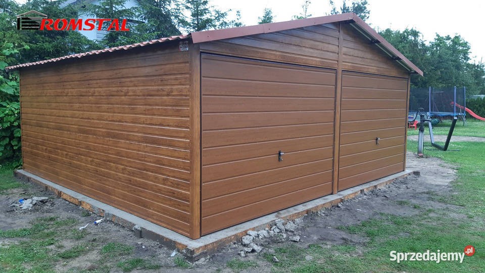 Garaż Blaszany Garaże Blaszane 7x6 Wiata Romstal Jędrzejów