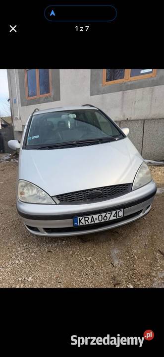 Ford Galaxy 19 2004 7 osób nieuszkodzony świętokrzyskie Prokocice sprzedam