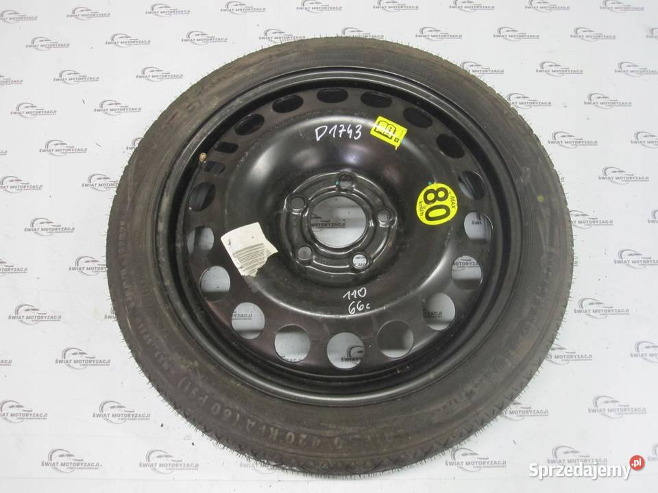 OPEL VECTRA C koło dojazdowe 1258516 99M 5x110 sprzedam