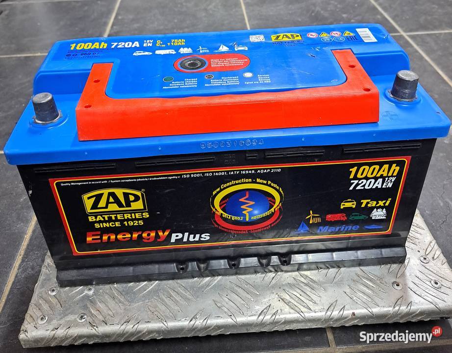 Akumulator ZAP ENERGY PLUS 100Ah MARINE Głowienka