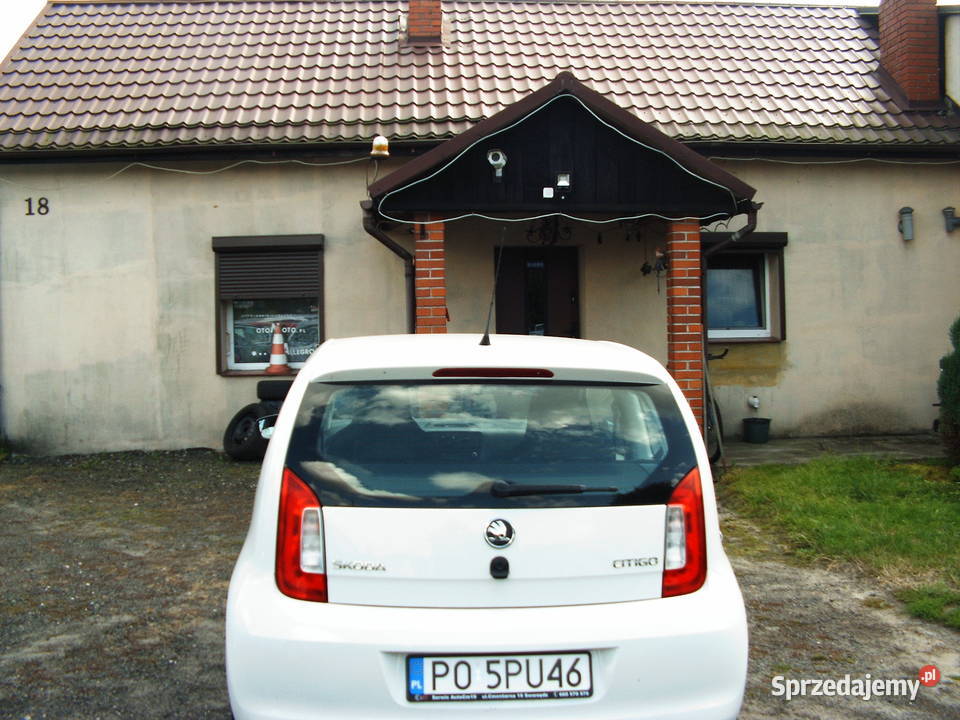 Skoda CITIGO 10 2012 r garażowany Motoryzacja Września