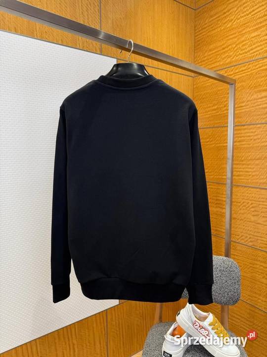 Moncler bluza z wyszytym logo czarny Warszawa sprzedam