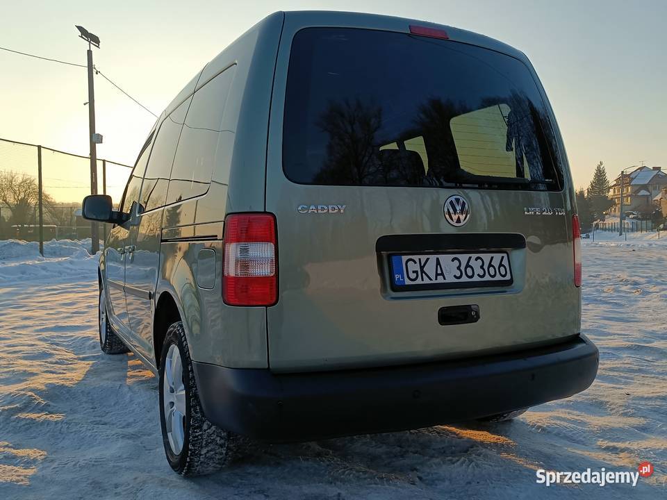 VW Caddy 20TDI 2007r 7 osób OKAZJA 140KM Somonino