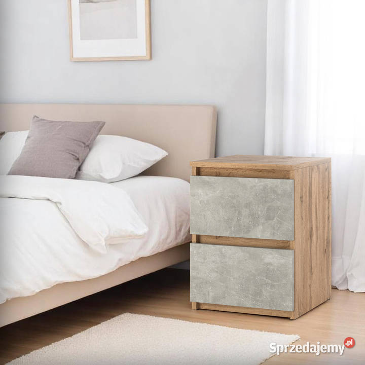 Szafka Nocna Dziecięca Z 2 Szufladami Drewniana Elbląg