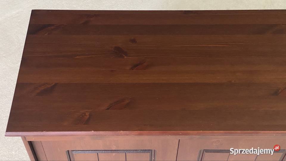 Drewniana komoda szafka rustykalna Budno