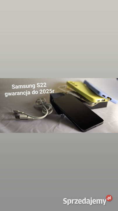 SAMSUNG S22 5G Gwarancja 2025r Folia etui 8GB Nowy Sącz